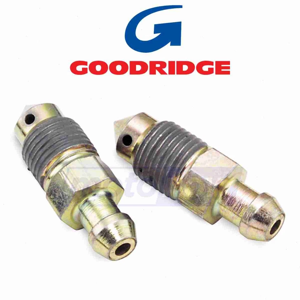Goodridge Speed Bleeders for 2002-2003 Harley Davidson XL883R Sportster 883 zq Foto 1 de 4