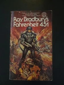 Fahrenheit 451 Ray Bradbury Del Rey  PB Barron Storey Vintage Paperback Book - Picture 1 of 11