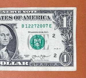 December 27, 2007 (B 12272007 E) Birthday Note $1 One Dollar Bill ` - Picture 1 of 3