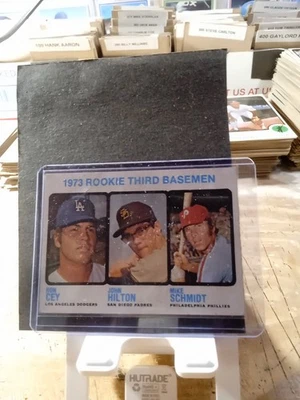 1973 Topps Baseball 615 Mike Schmidt - Imagem 1 de 2