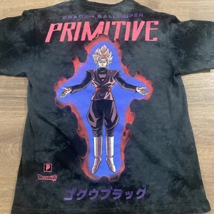 T-shirt Dragon Ball Z x primitiva grigia tie dye Super Goku Toei taglia S small - Foto 1 di 11