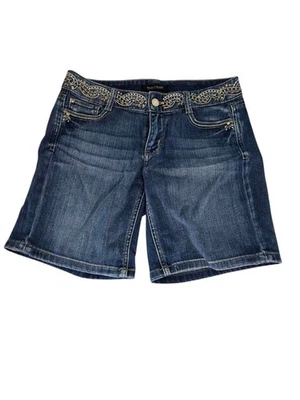 White House Black Market Sequined  Shorts Sz 2 - Image 1 of 4