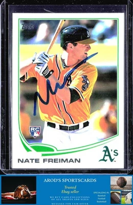 2013 Topps Update *Nate Freiman **Card #US264** AUTO (RC) - Image 1 of 2