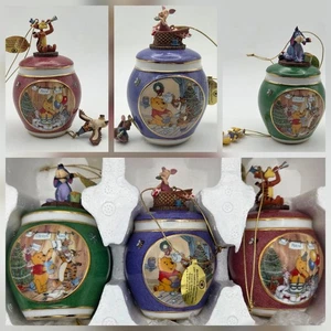 Winnie the Pooh Bradford Editions Sounds Of The Season 6th Issue Bell Ornaments - Picture 1 of 14