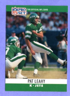 1990 Pro Set #237 Pat Leahy  Jets - Image 1 of 2
