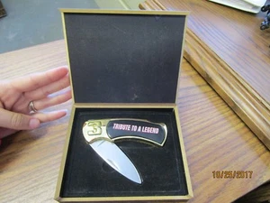 Dale Earnhardt #3 Tribute to a Legend Pocket Knife in wooden case - Picture 1 of 1