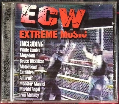 ECW Extreme Music (compilation CD, 1999) RARE ft. Motörhead, Megadeth +more - Image 1 of 3