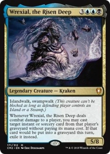 WREXIAL THE RISEN DEEP Commander Anthology Volume 2 MTG NM Gold - Kraken Mythic - Image 1 of 1