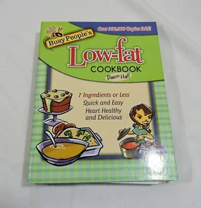 Busy Peoples Low-Fat Cookbook by Dawn Hall 7 Ingredients or Less HC Spiral Bound - Imagen 1 de 7
