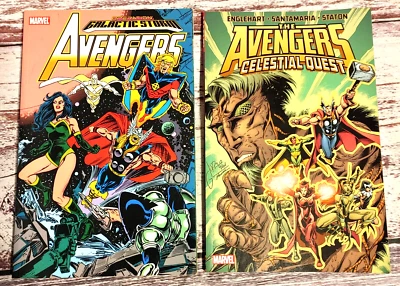 Avengers lot of 2 TPB's: Operation Galactic Storm 2006 & Celestial Quest 2012. - Imagem 1 de 4