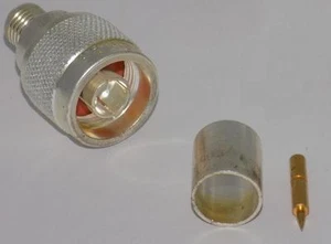 1x Amphenol RF 82-4332 - Coaxial Threaded Cable Crimp Connectors 50 Ohm 11 GHz - Picture 1 of 5