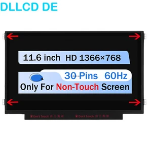 NT116WHM-N42 N116BGE-EA2 Schermo LCD Pannello di visualizzazione HD 1366x768 30 pin non touch - Foto 1 di 8