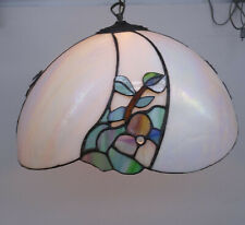 Ältere Tiffany Lampe dekorative grosse Pendelleuchte Deckenlampe Handarbeit