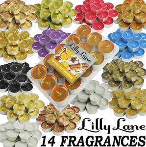 Lilly Lane Scented Tea Lights Aromatic Fragranced Candles Decorative Tea Lights - Picture 1 of 54