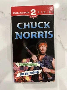 Chuck Norris: 2 Pack Collector Series VHS: Breaker! Breaker! & Lone Wolf McQuade - Picture 1 of 6