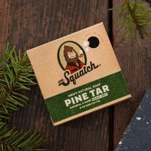 DR SQUATCH – Men's Natural Soap - PINE TAR - 5oz - Picture 1 of 2