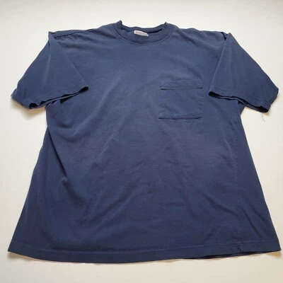 Camiseta American Heritage Trails Para Hombre L Azul Bolsillo Camiseta En Blanco Y2k R66 Foto 1 de 4