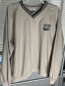 VTG Dupont Motorsport Pullover Windbreaker Sz XL Men Beige Chestnut Hill Auto - Picture 1 of 14