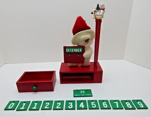 Dept 56 Billy Buttons Advent Calendar & Pencil Holder #46553 Old Store Stock/Box - Picture 1 of 24