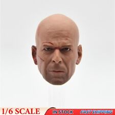 1/6 Bruce Willis John Male Man Head Sculpt F 12" Hot Toys Worldbox Body Figures
