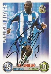 EMMERSON BOYCE* SIGNED WIGAN 2007/2008 MATCH ATTAX TRADING CARD+COA - Picture 1 of 1