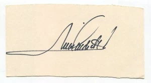Mario Andretti signed Cut Card handsigniert Rennfahrer Formel 1 Indy 500 - Bild 1 von 2