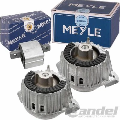 2x MEYLE MOTORLAGER + MEYLE HD GETRIEBELAGER für MERCEDES E-KLASSE W212 S212 CLS - Bild 1 von 3