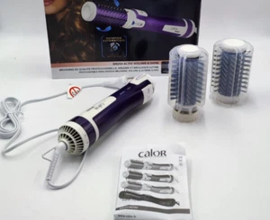 Lockenstab Rotierend Heißluftbürste Calor Hot Air Brush 1000W Keramik Violett - Bild 1 von 5