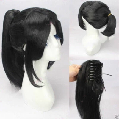 Black Hair W/ High Ponytail party Wig - Image 1 of 2