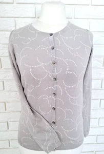 Eleganter Cardigan von BODEN, Baumwolle, Gr. 38 (M), UK12, Hell Grau, Knopf - Bild 1 von 6