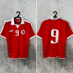 SWITZERLAND NATIONAL TEAM 2002 2003 HOME FOOTBALL SHIRT #9 PUMA JERSEY SIZE S - Picture 1 of 10