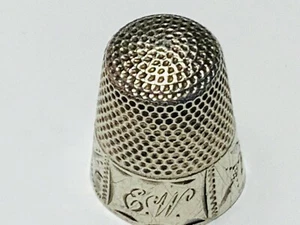 STERLING THIMBLE NUMBER 42 - Picture 1 of 4