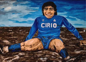Maradona painting - Picture 1 of 2