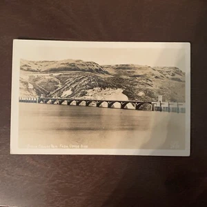 Grand Coulee Dam von Upper Side Ellis 1908 RPPC Postkarte - Bild 1 von 2