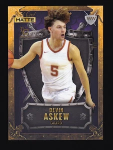 2022-23 Wild Card Matte DEVIN ASKEW Weekend Warrior Chase 1/1 - Picture 1 of 2