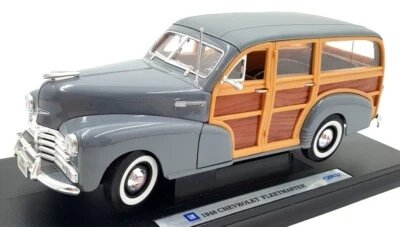 Welly 1/18 Scale Diecast 9848W - 1948 Chevrolet Fleetmaster - Grey - Image 1 of 4