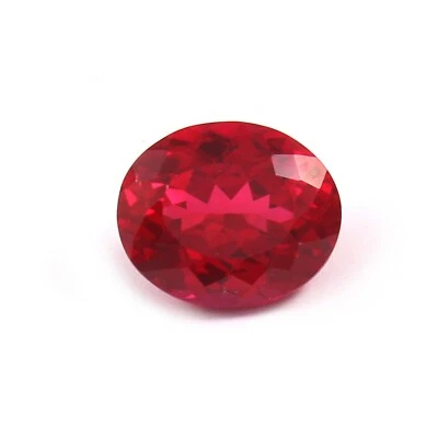 12x10 MM AAA Grade Natural Mozambique Blood Red Ruby Oval Loose Gemstone Cut - Image 1 of 4
