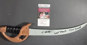 Thomas Tulak Signed 20" Pirate Sword Hook Lost Boys Too Small Autograph JSA COA - Picture 1 of 2