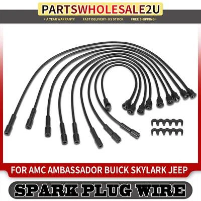 Juego de 9 cables de bujías para Jeep Wagoneer 1972-1973 Pontiac Bonneville 1965-1967 Foto 1 de 4