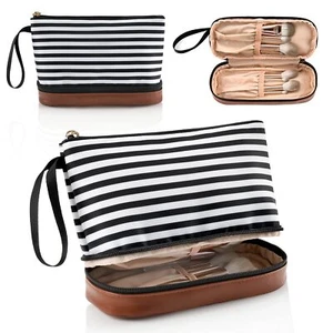Makeup Bag for Purse Small Makeup Organizer Bag Travel Makeup Bag for Women M... - Picture 1 of 7