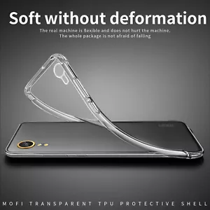 Mofi For Samsung Galaxy Xcover7 Silicon Transparent Clear Case Soft Rubber Cover - Picture 1 of 12