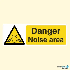 Danger Noise Area Sign - Picture 1 of 1