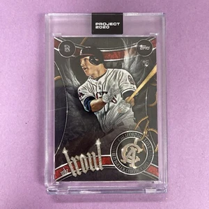 2020 Topps Project 2020 Mike Trout #51 By Ben Baller Topps Encased & Sealed - Picture 1 of 2