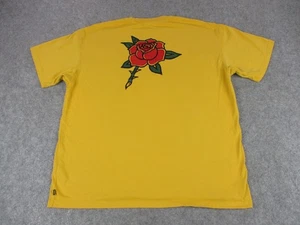 Nike SB Shirt Mens Large Yellow Rose Graphic Loose Fit Skateboarding Tee - Picture 1 of 15