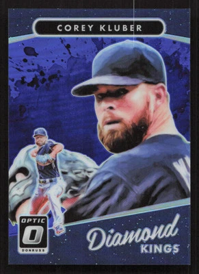 2017 Donruss Optic Corey Kluber Blue #/149 #8 Card - Image 1 of 2