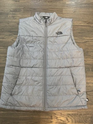 The North Face Puffer Vest Men’s Large - Silver/Gray - Image 1 of 3