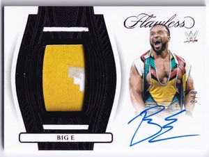 Big E | On-Card Autograph | Amethyst | Patch 3/8 | WWE 2024 Panini Flawless - Bild 1 von 2