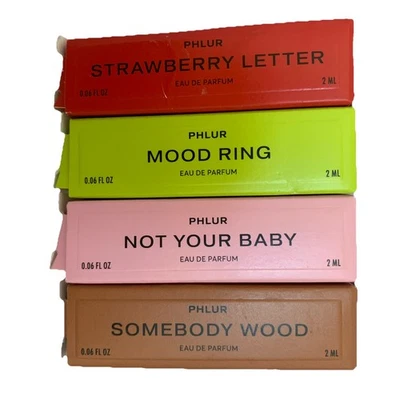 Muestras de perfume Phlur 2 ml cada lote de 4 cuatro nuevas Foto 1 de 4