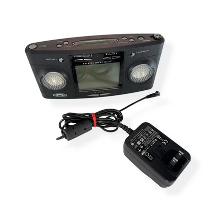 Sharper Image Big Screen Clock Radio Sound Soother 20 SI654 AM/FM Alarm Adapter - Image 1 of 4