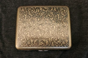 Caja de cigarrillos de metal Guipai dorada para hombres - Imagen 1 de 8